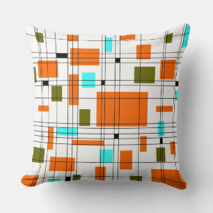 Mid Century Grid Cushion