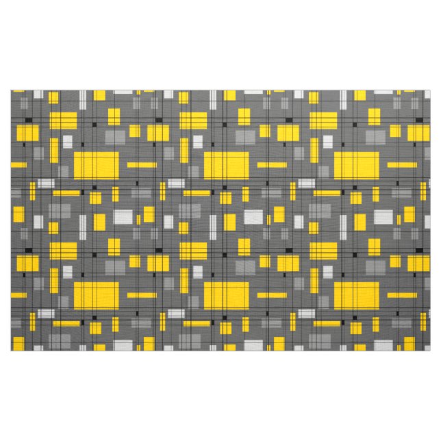 Mid Century Grid Fabric (Yard)