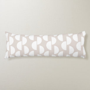 Mid Century Half Moon Glam #2 #abstract #geo #art Body Cushion