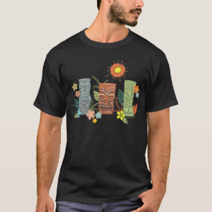 Mid Century Hawaiian Tikis T-Shirt