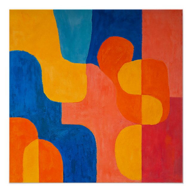 Mid-Century Hues Poster (Front)