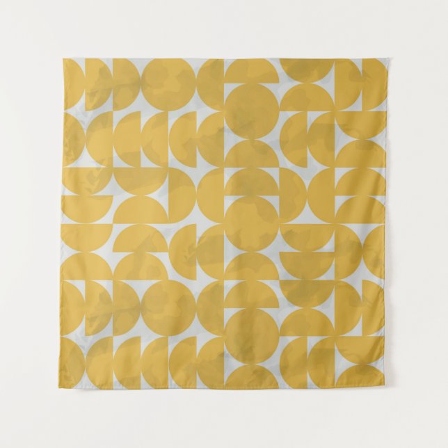 mid century inspired seamless pattern with marble  tapestry (Front)