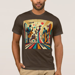 Mid Century Jazz Age Quartet T-Shirt