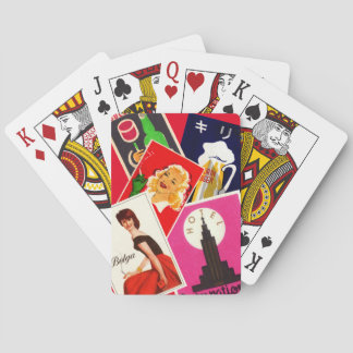Mid Century Matchbox Cover Art Playing Cards
