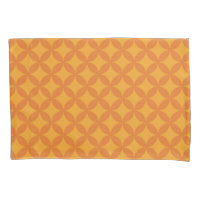 Mid-Century Mod Geometric Retro Modern Orange Sun