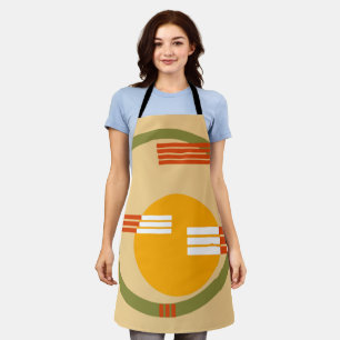 Mid-Century Modern Abstract Apron