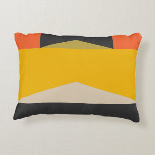 Mid Century Modern Abstract Art Geometric Shapes Decorative Cushion