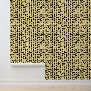 Mid-Century Modern Abstract Beaded Pattern: Retro Wallpaper