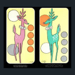 Mid-Century Modern Abstract Christmas Reindeer Poster<br><div class="desc">Mid-Century Modern Abstract Christmas Reindeer 2018 paintings

Find out more about Pop Artist Jamie Roxx and his Original Pop Paintings at his website: www.JamieRoxx.us</div>