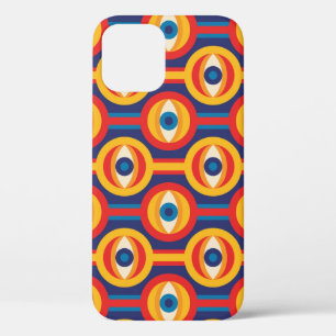 Mid-century modern: abstract geometric. iPhone 12 case