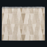 Mid Century Modern Abstract Neutral Print Calendar<br><div class="desc">Check out www.zazzle.com/Sweetbriar_Drive for so many other beautiful styles,  items & colours! © SweetbriarDrive 2014. Do not copy.</div>