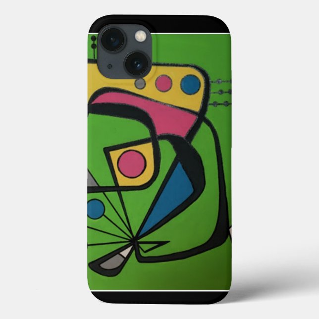 'Mid Century Modern Abstract num 4' on a Case-Mate iPhone Case (Back)