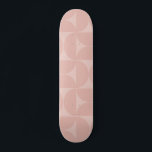 Mid Century Modern Abstract Pattern Blush Pink Skateboard<br><div class="desc">Retro mid century modern pattern – abstract geometric shapes – minimalist pattern in blush pink / peach.</div>