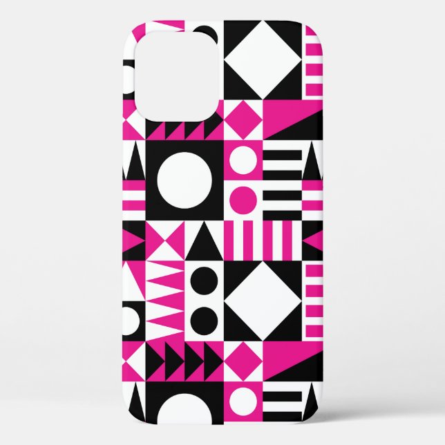 Mid-century modern abstract pattern. Case-Mate iPhone case (Back)