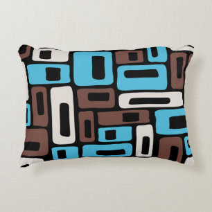 Mid Century Modern Abstract Pattern Decorative Cushion