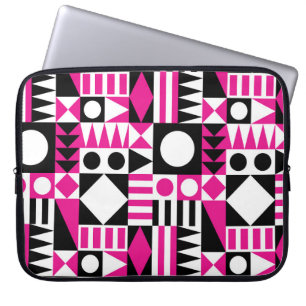Mid-century modern abstract pattern. laptop sleeve