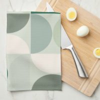 Mid Century Modern Abstract Pattern Sage Green
