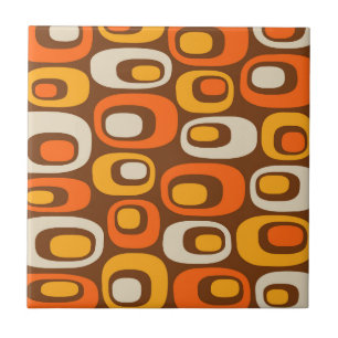 Mid-Century Modern Abstract Pattern Tile