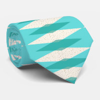 Mid Century Modern Argyle Tie