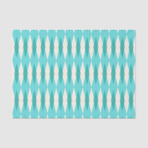 Mid Century Modern Argyle Tissue Paper