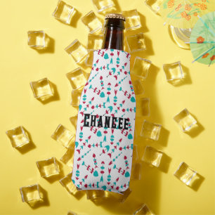 Mid-Century Modern Arrows  Bottle Cooler