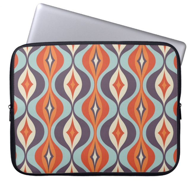 Mid-century modern art background. Abstract geomet Laptop Sleeve (Front)