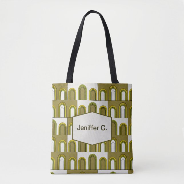Mid Century modern, art deco style  Tote Bag (Front)