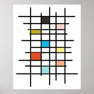 Mid Century Modern Art Print