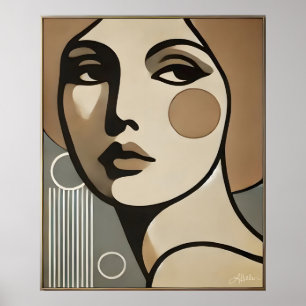 Mid Century Modern Art The Glance Mid Century Mode Poster