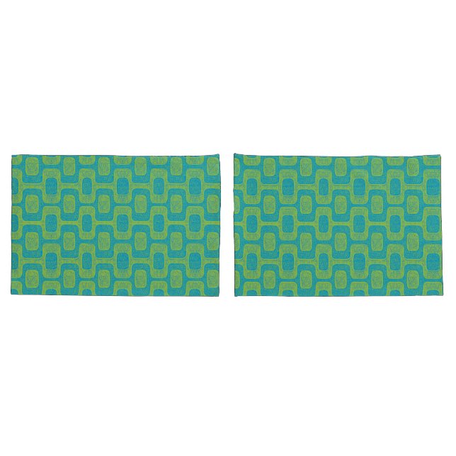 Mid-Century Modern artist designed pillow cases (Back-Set)