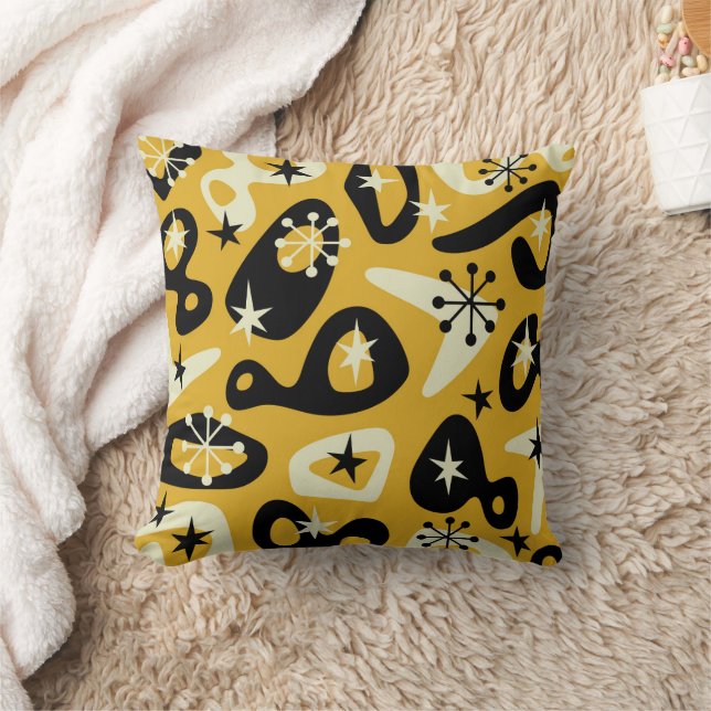 Mid Century Modern Atomic Abstract Cushion (Blanket)