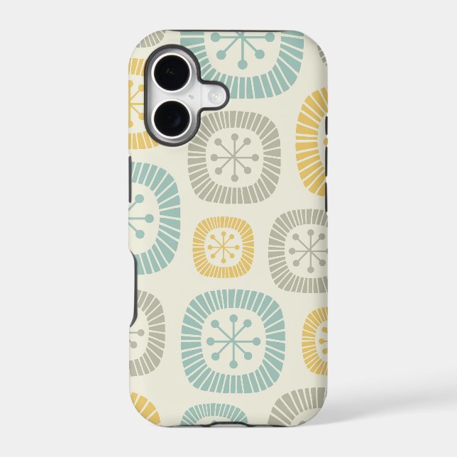 Mid Century Modern Atomic Age Abstract Pattern (Back)