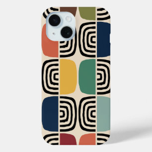 Mid Century Modern Atomic Age iPhone 15 Case