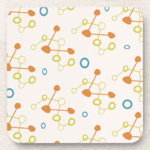 Mid Century Modern Atomic Age Pattern Coaster