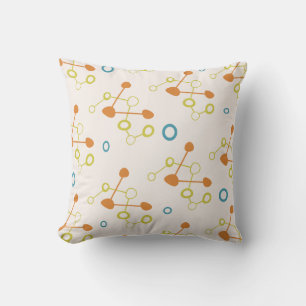 Mid Century Modern Atomic Age Pattern Cushion