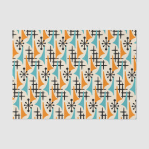 Mid-Century Modern Atomic Age Pattern Tissue Paper