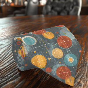 Mid-Century Modern Atomic Dots Tie