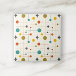 Mid Century Modern Atomic Geometric Pattern Tile<br><div class="desc">This abstract retro design combines the atmosphere of mid-century,  the 50s,  60s,  modernism and reflects retro vintage vibes. Perfect for people who love the retro and vintage aesthetic.</div>