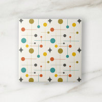 Mid Century Modern Atomic Geometric Pattern