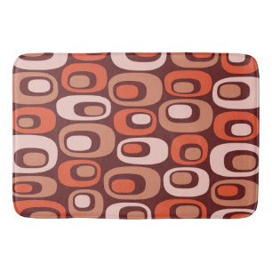 Mid Century Modern Atomic Pattern Bath Mat