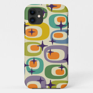 Mid Century Modern Atomic Pattern Case-Mate iPhone Case