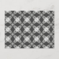 Mid Century Modern Atomic Print - Charcoal Grey