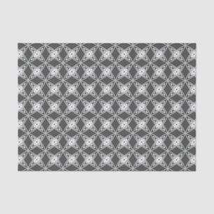 Mid Century Modern Atomic Print - Charcoal Grey Tissue Paper