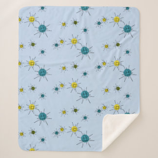 Mid-Century Modern Atomic Sherpa Blanket