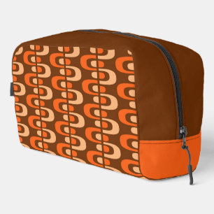 Mid-Century Modern Atomic Zipper Pattern Dopp Kit
