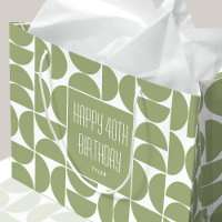 Mid-Century Modern Birthday Retro 40th Green