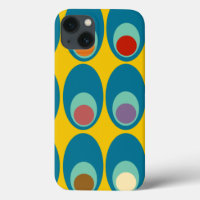Mid-Century Modern Blue Eggs