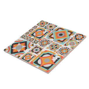 Mid-Century Modern Boho Mosaic Tile