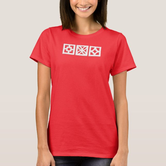 Mid Century Modern Breeze Blocks Shirt (Front)