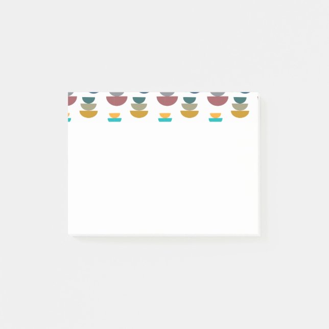 Mid-Century Modern Bright Minimalism  Post-it Notes (Front)
